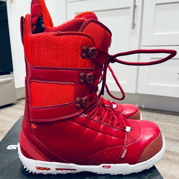 Burton HAIL-R Mens Snowboard Boots - Size 12 - RED - Minty. Fresh as 2012. - Picture 9 of 16